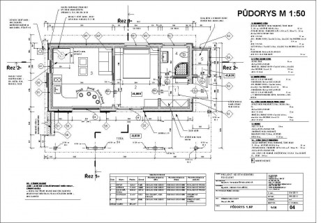ŘEZ 2-2 - Výkres - 04 - PŮDORYS 1-NP