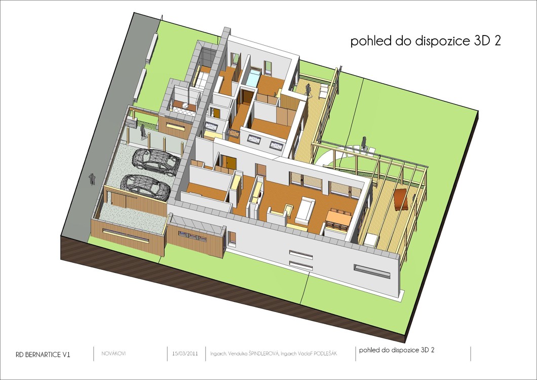 Pohled do dispozice 3D