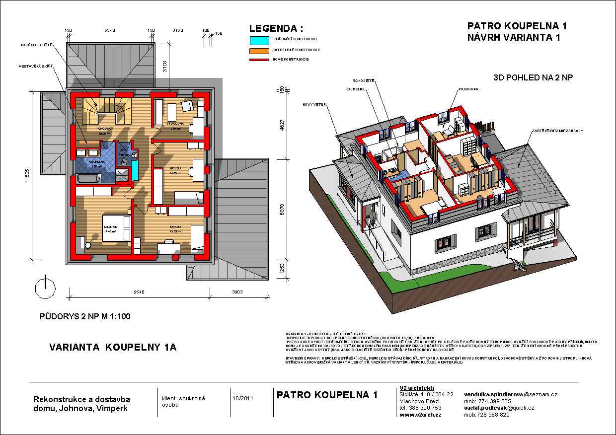 VIMPERK STUDIE I - v1 ax řez