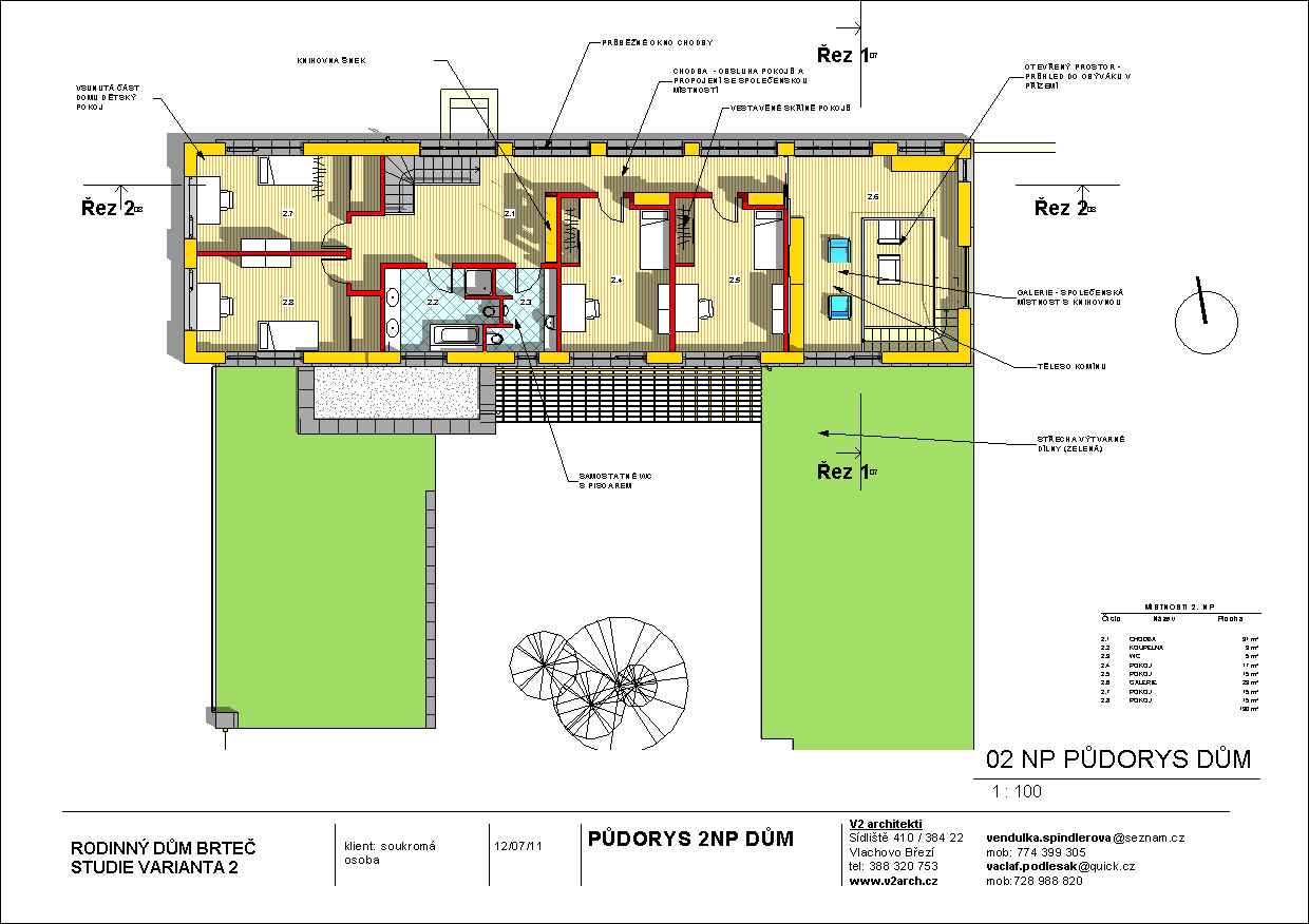 V2 BRTEČ STUDIE listopad 2011 - 2NP